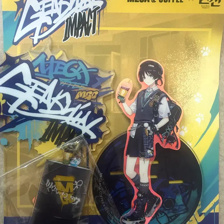 [BUNJANG] Mega Coffee Genshin Impact Wanderer Acrylic Stand / 메가커피 원신 콜라보 방랑자 아크릴 스탠드