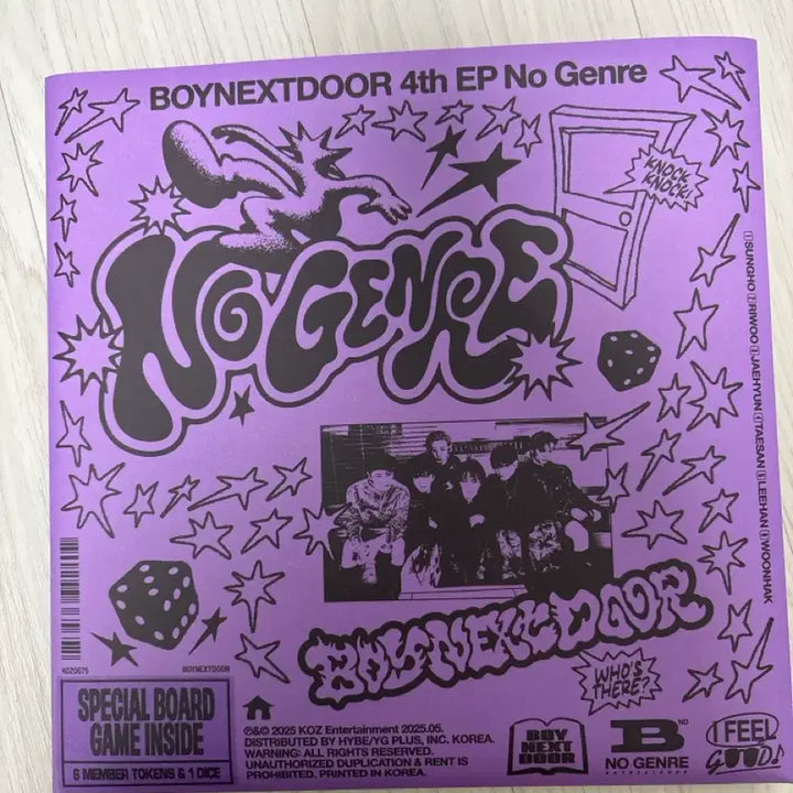 [BUNJANG] BOYNEXTDOOR No Genre Board Game Full Set / 보넥도 노장르 보드게임 풀구성