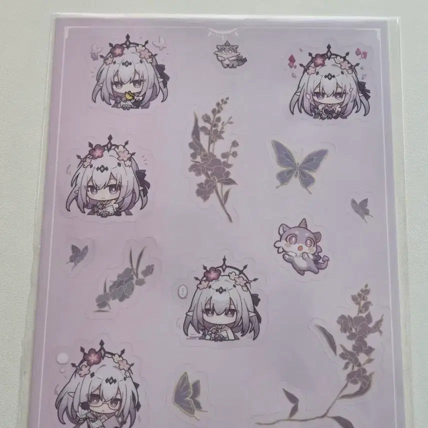 [BUNJANG] Star Rail HoyoLand Castoris Toploader Sticker Set / 스타레일 2025 호요랜드 카스토리스 탑로더 스티커