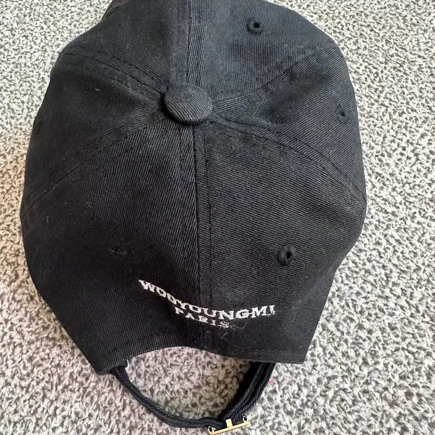 [BUNJANG] Wooyoungmi Black Baseball Cap / 우영미 볼캡
