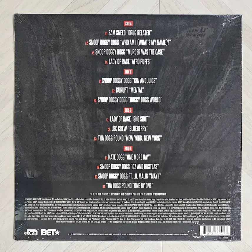 [BUNJANG] Death Row Chronicles 2LP Clear Vinyl (Sealed) / Death Row - Chronicles 2LP 미개봉 Clear 컬러