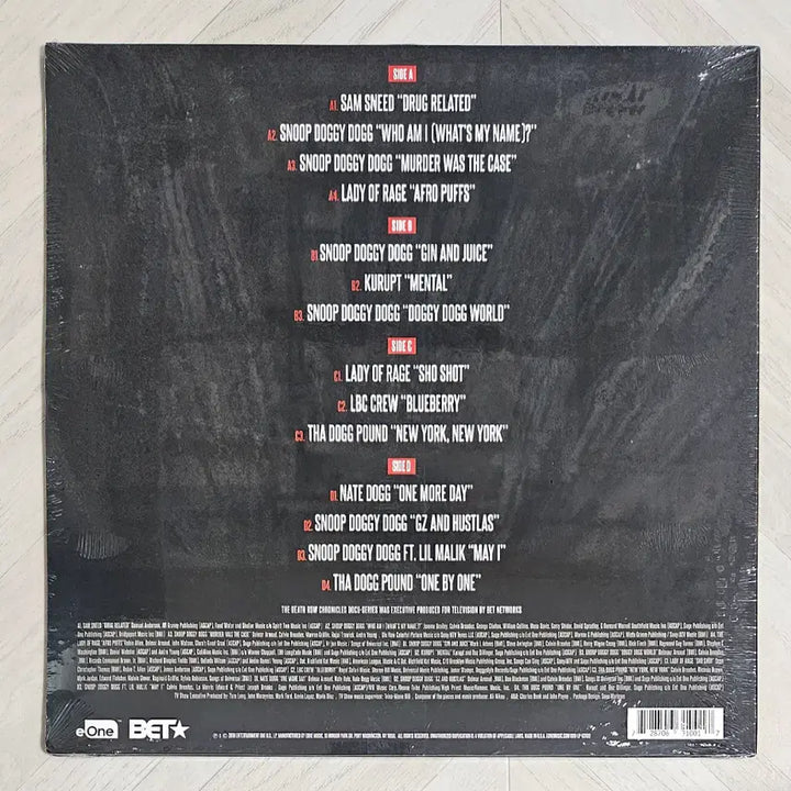 [BUNJANG] Death Row Chronicles 2LP Clear Vinyl (Sealed) / Death Row - Chronicles 2LP 미개봉 Clear 컬러