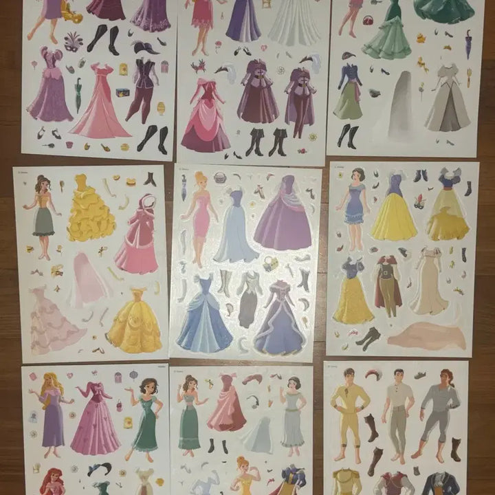 [BUNJANG] Disney Classic Coordination Sticker Set / 디즈니 코디스티커 (고전)