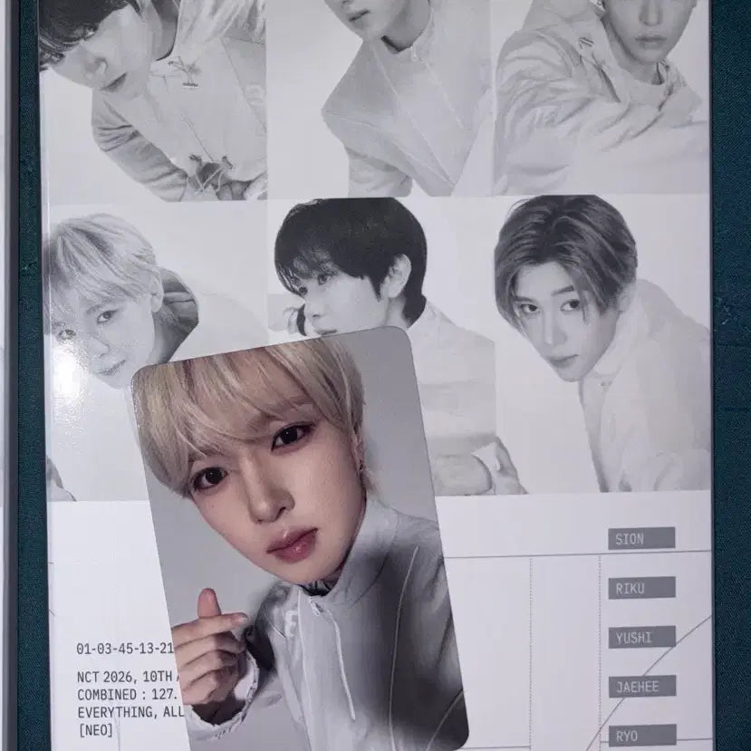 [BUNJANG] NCT 10th Anniversary Pop-up Wish Group Photo Set Sakuya / 엔시티 10주년 팝업 위시 그룹 포토세트 사쿠야