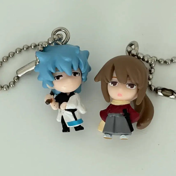 [BUNJANG] Gintama Gintoki, Okita Sougo Swing Ball Chain Keyring Gacha / 은혼 긴토키 오키타 소고 스윙 볼체인 키링 가챠