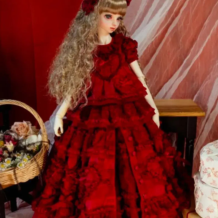 [BUNJANG] Fleurgeste SD Ball-Jointed Doll Dress / fleurgeste님 구체관절인형 sd 드레스 판매합니다