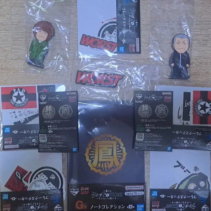 [BUNJANG] Crows x Worst Last One Hanaki Gurico &amp; Goods Bundle (Sealed) / 미개봉 택포 내수용 크로우즈 라스트원 하나키 구리코 및 굿즈일괄만 급처