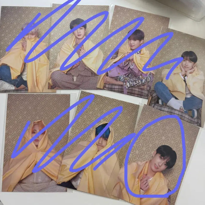 [BUNJANG] BTS Jungkook Persona Photocard &amp; Postcard Set / 방탄 정국 페르소나 포카 엽서 드볼