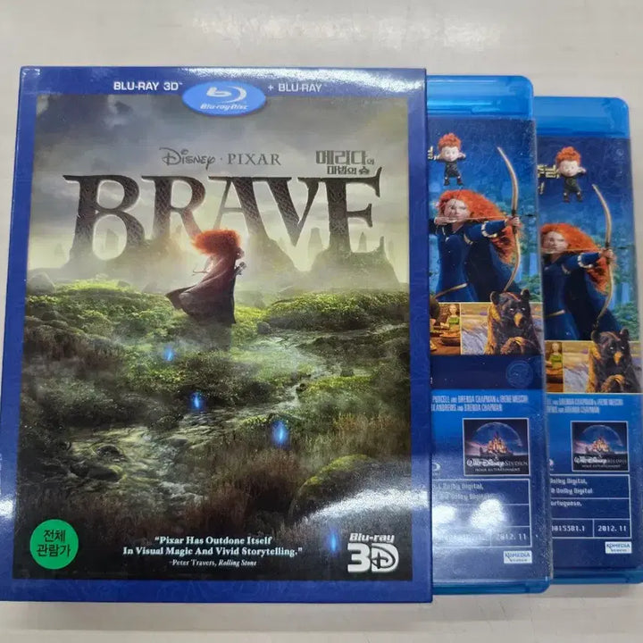 [BUNJANG] Brave (Merida and the Magic Forest) DVD/Blu-ray Combo Pack / [DVD](블루레이) 디즈니애니메이션 "메리다와 마법의 숲" 판매합니다.