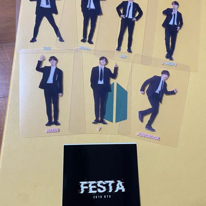 [BUNJANG] BTS 2018 Festa Transparent Photocard Set / 방탄소년단 2018 페스타 포토카드 세트 bts 한정 포카