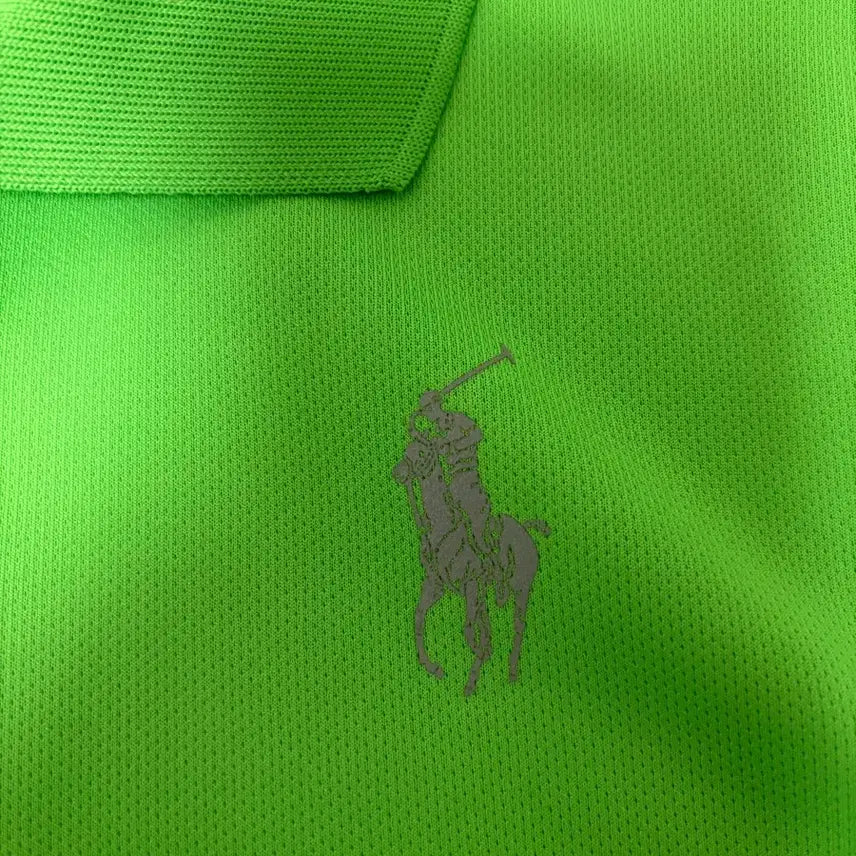 [BUNJANG] Polo Ralph Lauren Colorblock Short Sleeve Polo Shirt / 폴로 그린 배색 반팔 카라티