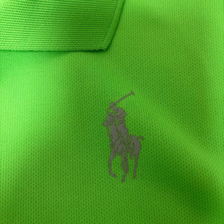 [BUNJANG] Polo Ralph Lauren Colorblock Short Sleeve Polo Shirt / 폴로 그린 배색 반팔 카라티
