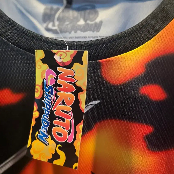 [BUNJANG] Naruto Uchiha Sasuke Flame T-Shirt XL / 나루토. 우치하 사스케. 불꽃 반팔티.