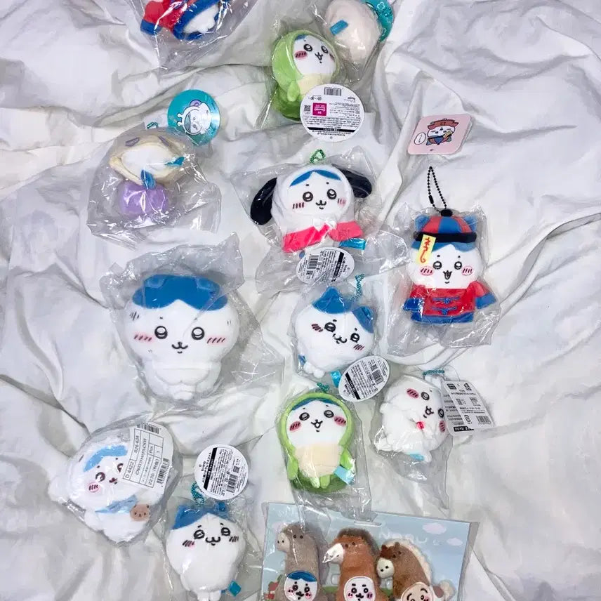 [BUNJANG] Cheekywa Market Hachiwara Mascot Doll Bundle Set (Sealed) / (일괄 미개봉 가격) 치이카와 마켓 먼작귀 하치와레 마스코트 인형 일괄