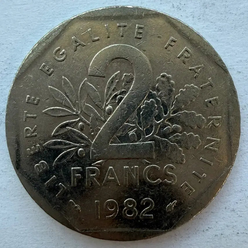 [BUNJANG] 1982 France 2 Franc Coin / 1982년 프랑스 2프랑 동전 S2990