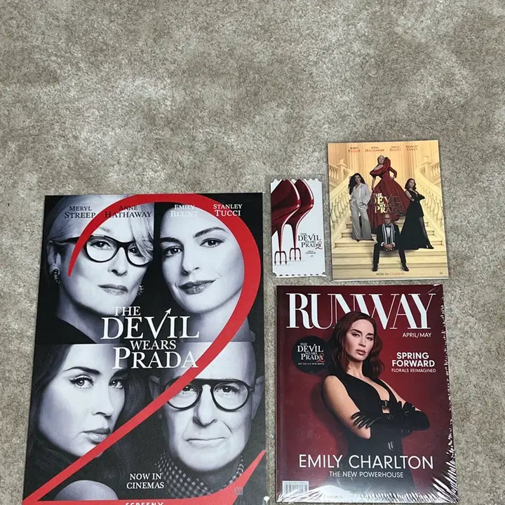 [BUNJANG] The Devil Wears Prada Magazine + OT + Poster + Art Card Set / 악마는 프라다를 입는다 잡지+오티+포스터+아트카드 판매해요