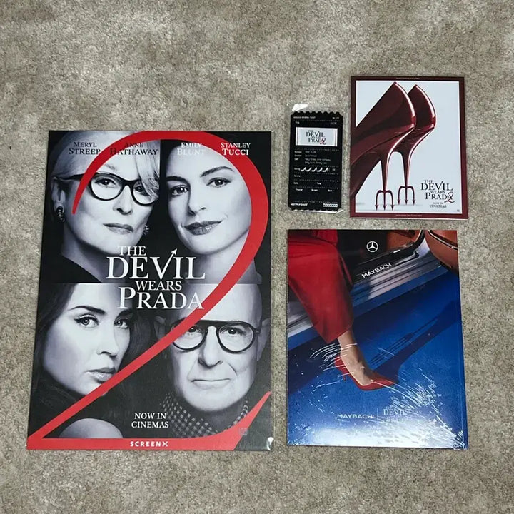 [BUNJANG] The Devil Wears Prada Magazine + OT + Poster + Art Card Set / 악마는 프라다를 입는다 잡지+오티+포스터+아트카드 판매해요