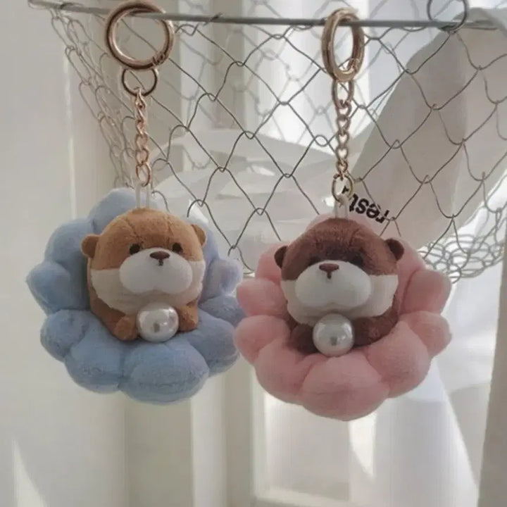 [BUNJANG] Uso Uso Chan Shell Plush Keychain / 조개속 우소우소짱
