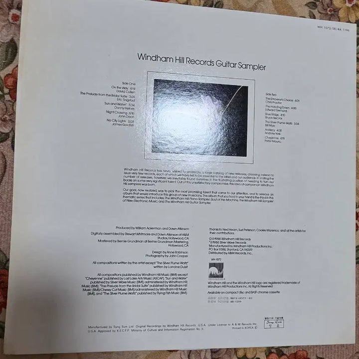 [BUNJANG] Windham Hill Records Guitar LP / Windham Hill Records Guitar LP