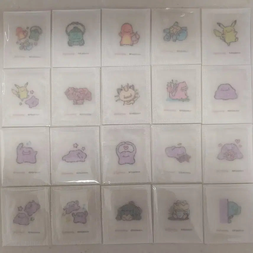 [BUNJANG] Colorgram Pokemon Tteukbokki Stickers (Sealed) / 올리브영 포켓몬 컬러그램 띠부씰 미개봉 20종 전종 팝니다