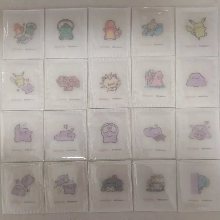 [BUNJANG] Colorgram Pokemon Tteukbokki Stickers (Sealed) / 올리브영 포켓몬 컬러그램 띠부씰 미개봉 20종 전종 팝니다