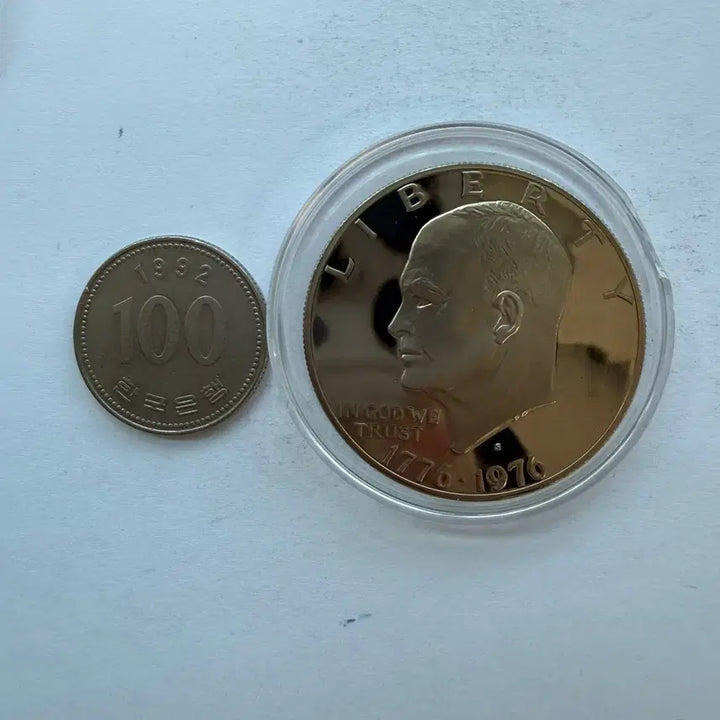 [BUNJANG] US Bicentennial Eisenhower Proof Dollar Coin / 미국 독립 200주년 기념 프루프 아이젠하워 1달러 동전 S2998