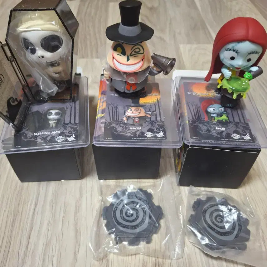[BUNJANG] Nightmare Before Christmas Jack, Mayor, Sally 3-Figure Set / 나이트메어 코스비 피규어 잭/시장/샐리 3종