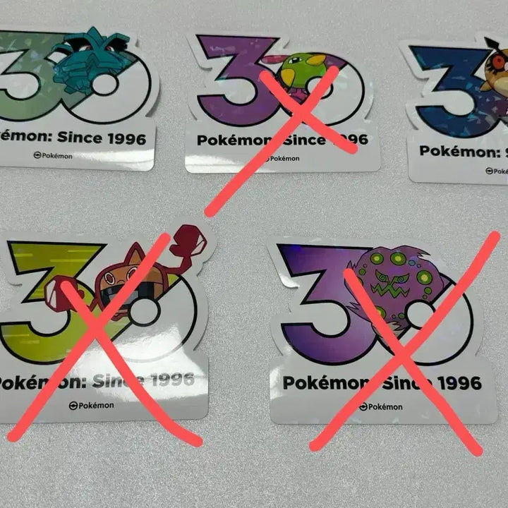 [BUNJANG] Pokemon 30th Anniversary Logo Sticker / 포켓몬 30주년 로고 스티커