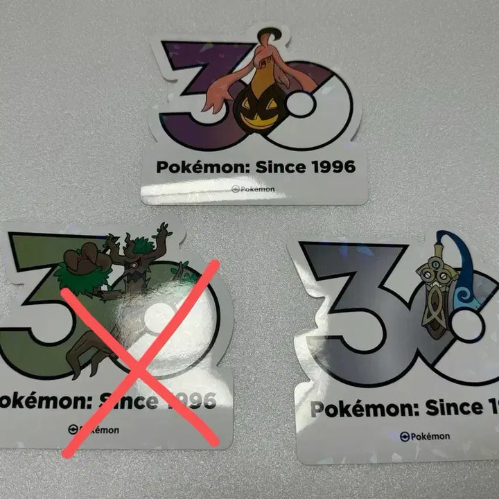 [BUNJANG] Pokemon 30th Anniversary Logo Sticker / 포켓몬 30주년 로고 스티커
