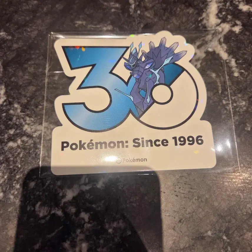 [BUNJANG] Pokemon 30th Anniversary Sticker (Origin Form Dialga) / 포켓몬 30주년 기념 스티커(디아루가 오리진폼)