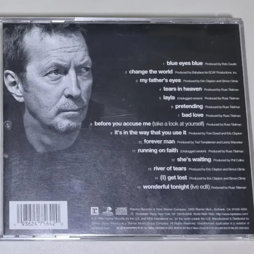 [BUNJANG] Eric Clapton Best (Unsealed CD) / 에릭 클랩튼 - 베스트 (개봉 CD)