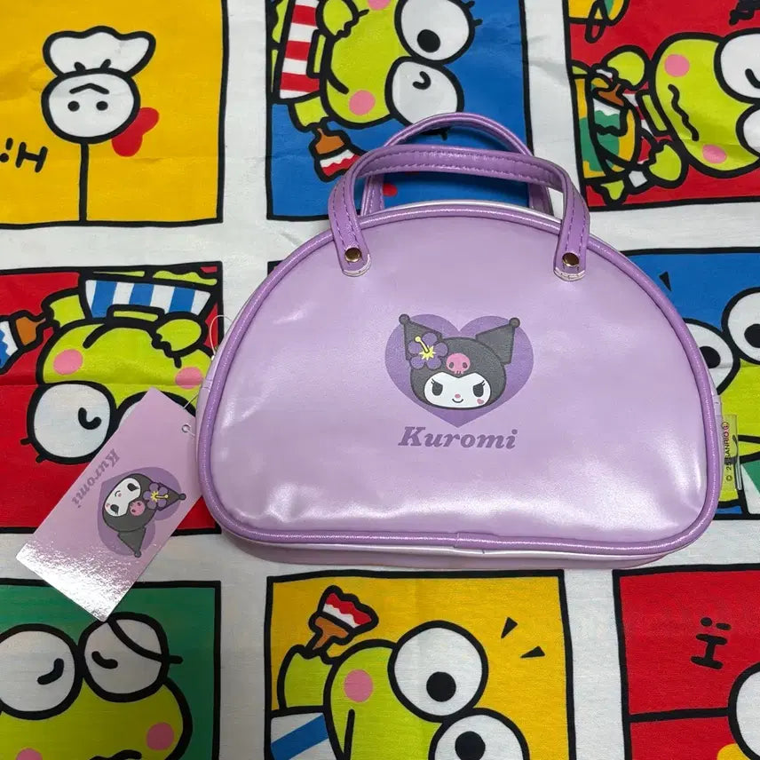 [BUNJANG] Sanrio Kuromi Mini Handbag Pouch / 산리오 쿠로미 미니 핸드백 파우치