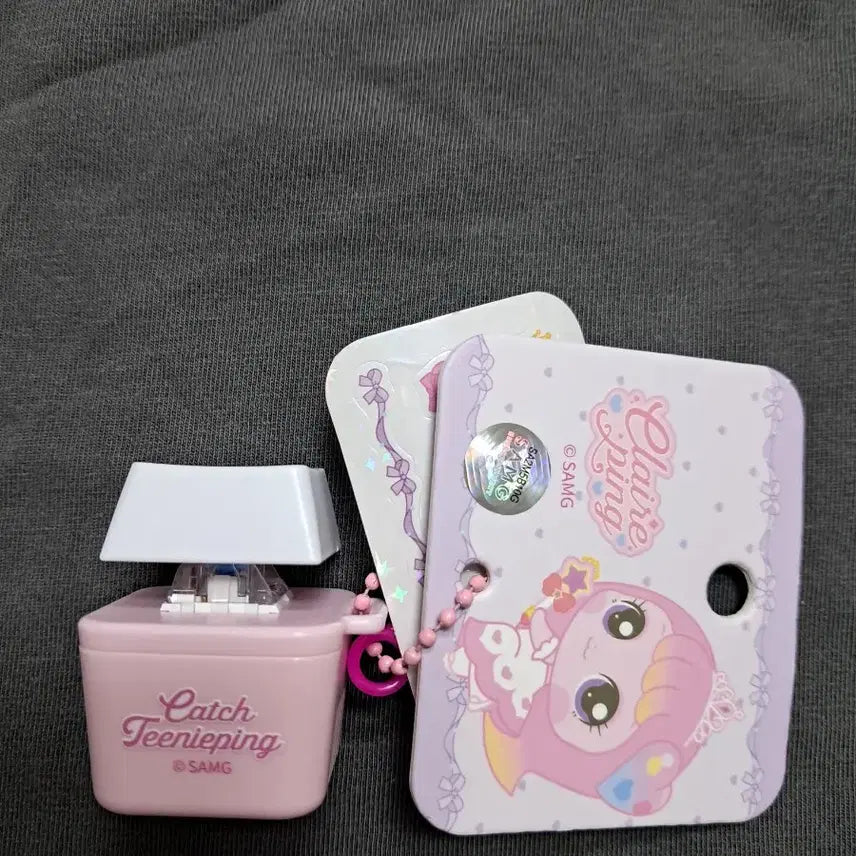 [BUNJANG] Catch Teenieping Arming Teenieping Keycap Clicker Keychain New / 캐치티니핑 아름핑 키캡 클리커 키링 새상품