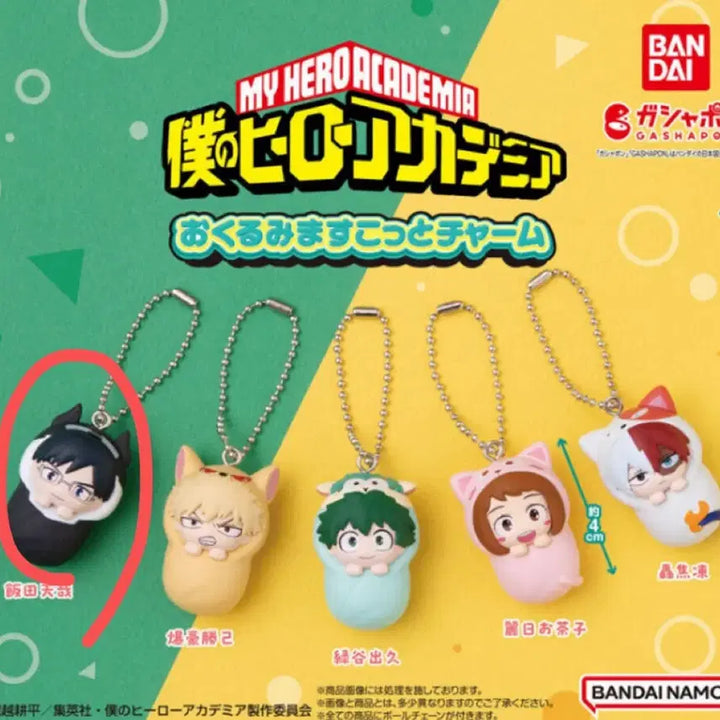 [BUNJANG] My Hero Academia Iida Tenya Capsule Strap Mascot / 나의히어로아카데미아 포대기 마스코트 가챠