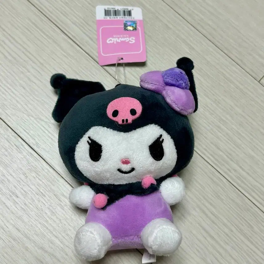 [BUNJANG] Kuromi Garden Bag Charm Keychain / 쿠로미 가든 가방걸이 키링