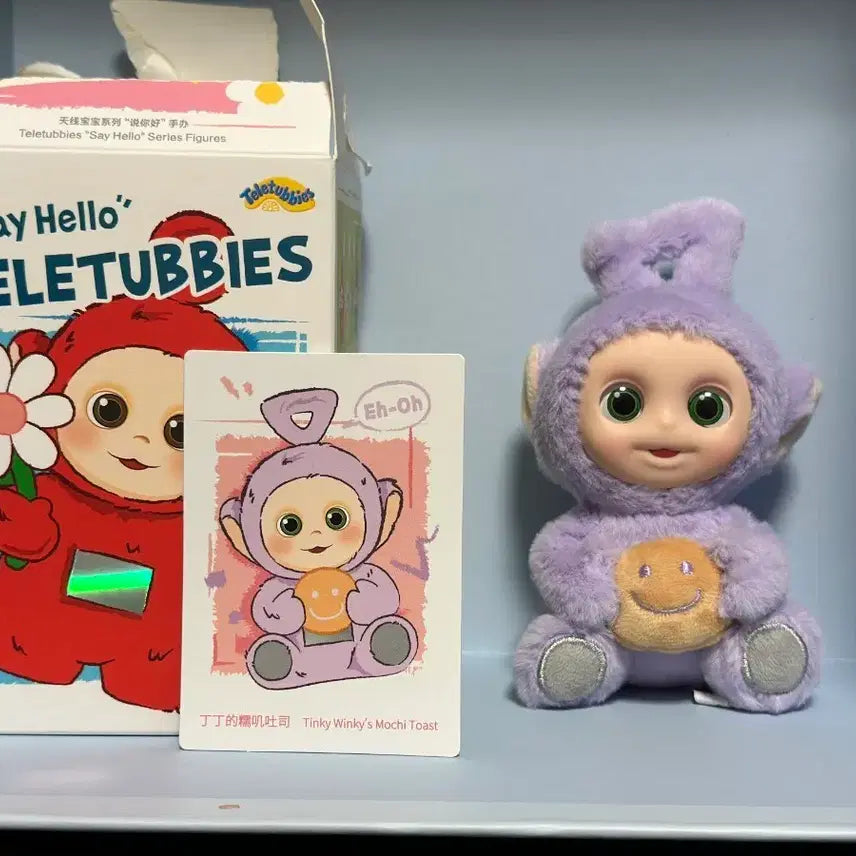 [BUNJANG] Teletubbies (Light Purple) &amp; Teletubbies (Light Pink) Figures / 보라 텔레토비 (연한거)빨강 텔레토비(연한거)