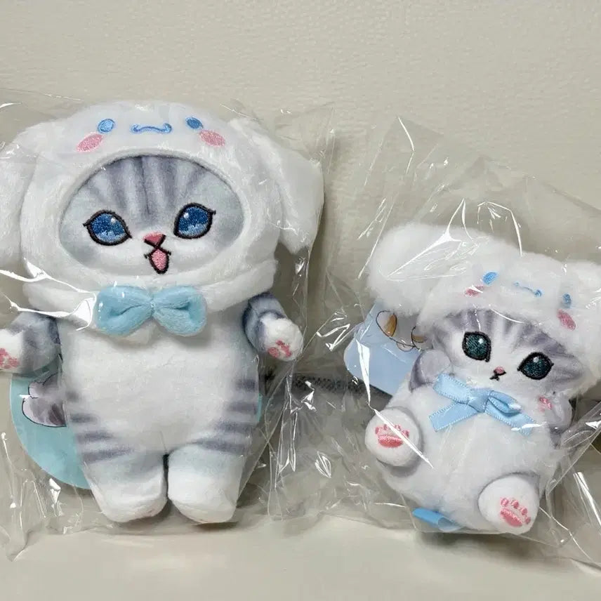 [BUNJANG] Cinnamoroll Morphosand Cat Plush Set / 시나모롤 모프샌드 인형 세트