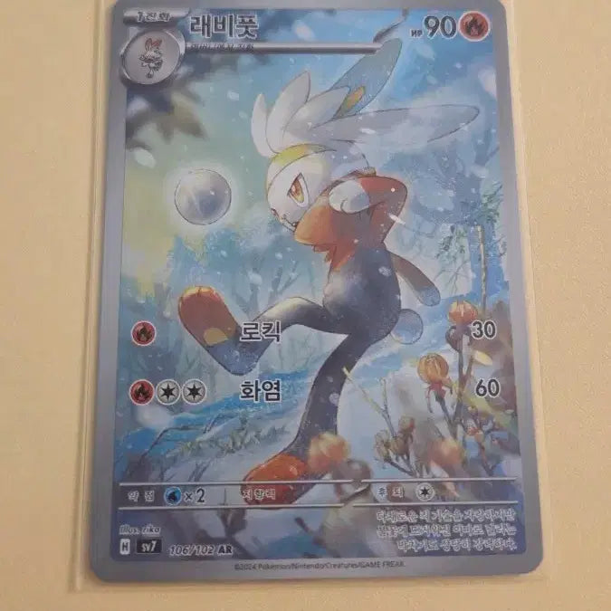 [BUNJANG] Pokemon Card Raboot / 포켓몬카드 래비풋