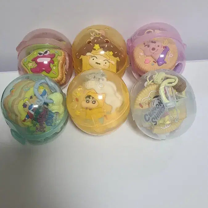 [BUNJANG] Crayon Shin-chan Cookie Keyring Full Set / 짱구 쿠키키링 풀세트