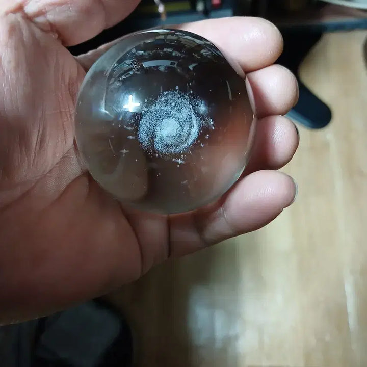 [BUNJANG] Galaxy Swirl Glass Orb / 행성 은하수  구슬