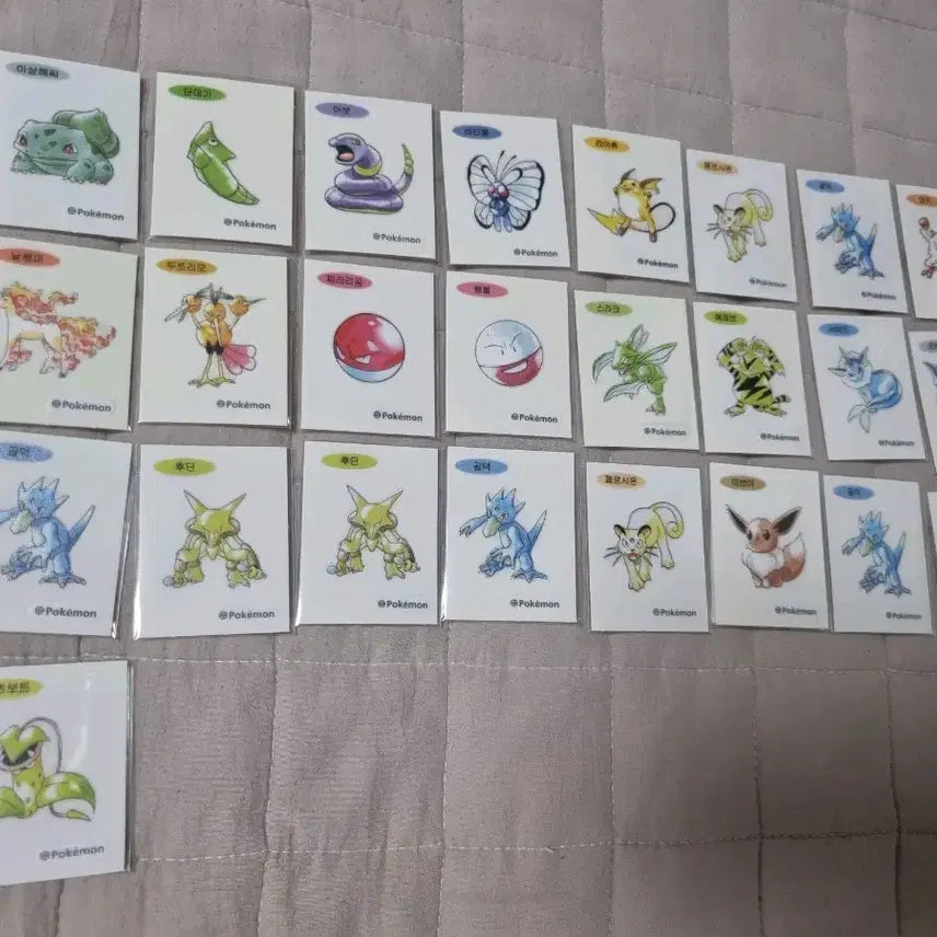 [BUNJANG] Pokemon Artwork Special Stickers / 포켓몬 아트웍 스폐셜 띠부씰 교환,판매,구매