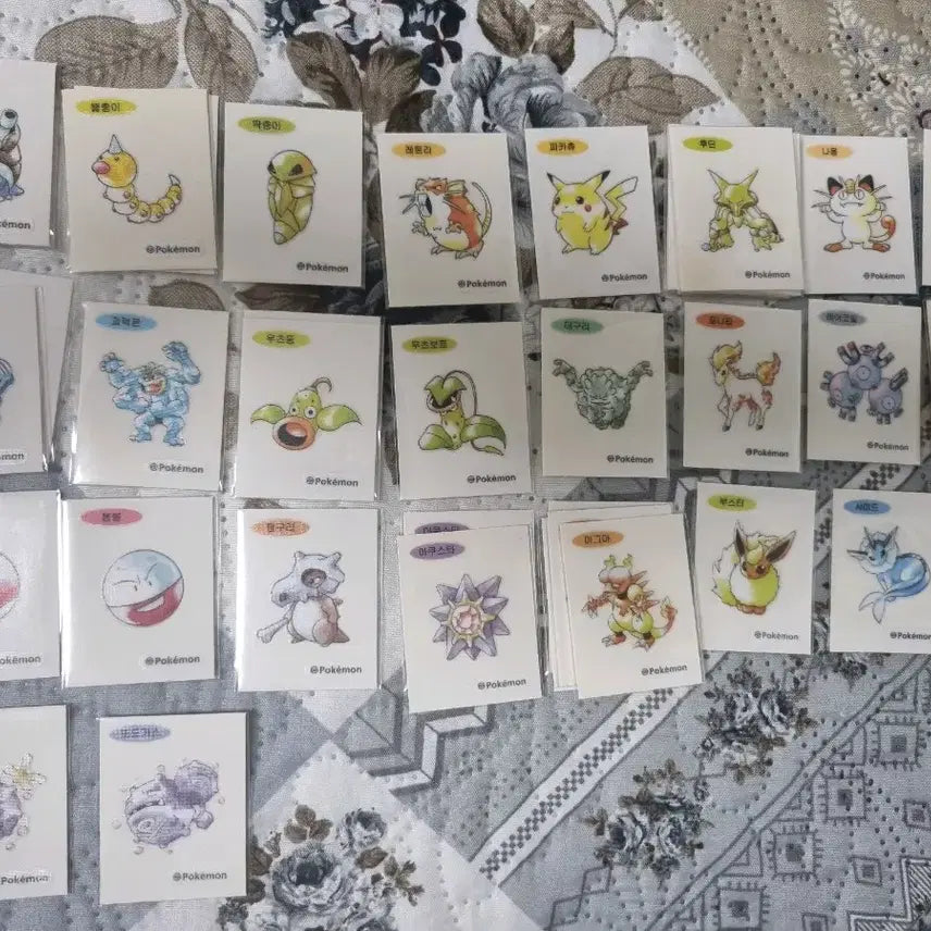 [BUNJANG] Pokemon Artwork Special Stickers / 포켓몬 아트웍 스폐셜 띠부씰 교환,판매,구매