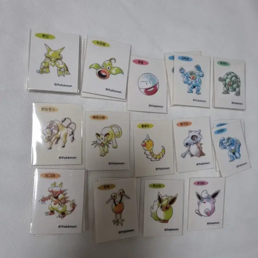 [BUNJANG] Pokemon Artwork Special Stickers / 포켓몬 아트웍 스폐셜 띠부씰 교환,판매,구매