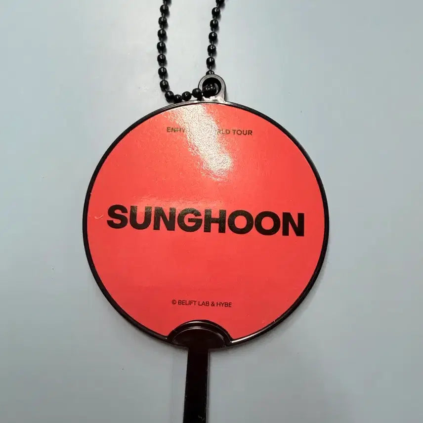 [BUNJANG] ENHYPEN Sunghoon Workerz Line Final Pop-up Mini Uchiwa / 엔하이픈 성훈 웤더라인 파이널 팝업 미니우치와