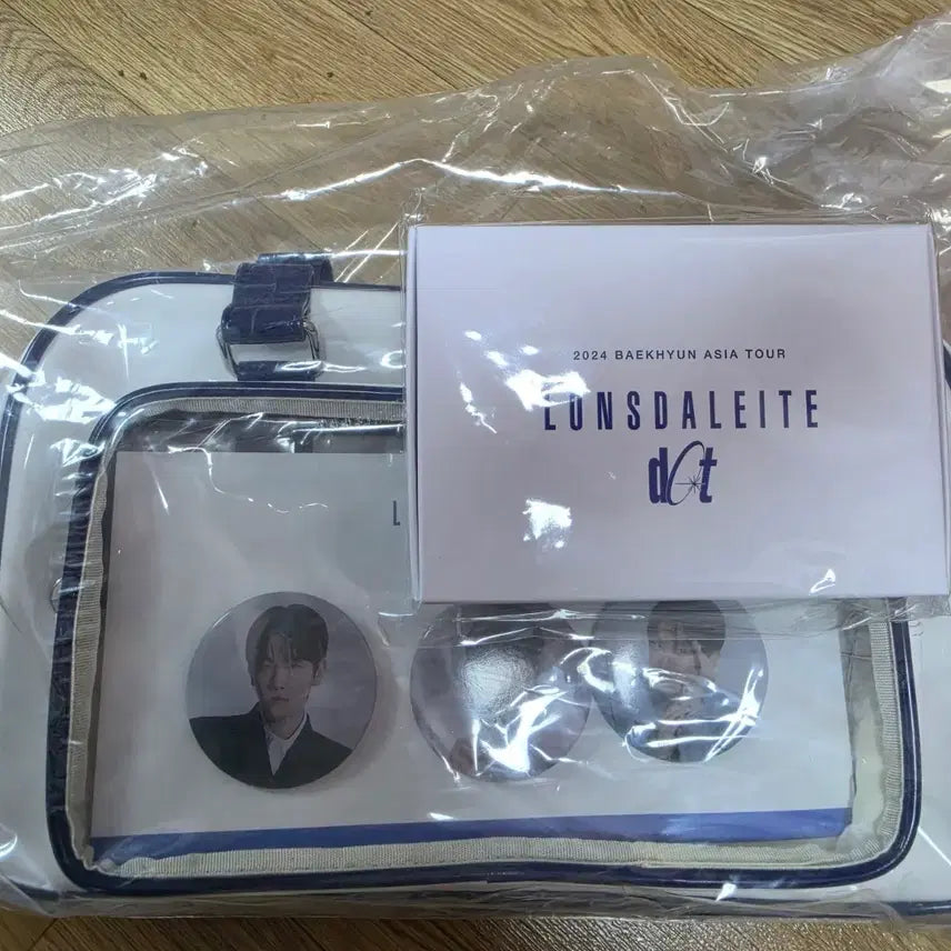 [BUNJANG] Baekhyun Ronsealite Dot Collect Bag + Stone Bracelet Bundle Set / 백현 론스달라이트 닷 콜렉트백 + 스톤팔찌 일괄 판매