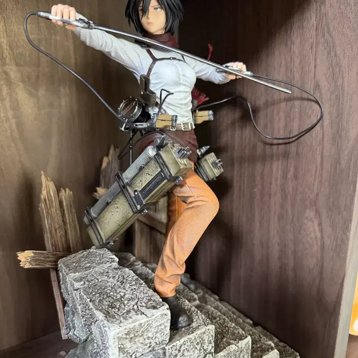 [BUNJANG] Model Power Attack on Titan Mikasa Ackerman Figure / Model power 모델파워 진격의 거인 미카사 피규어