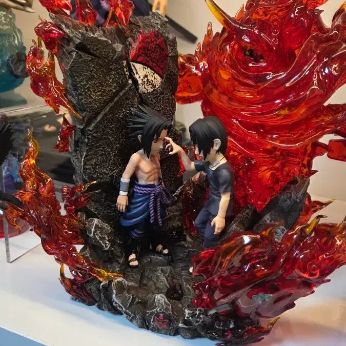 [BUNJANG] Naruto Itachi Sasuke Stone Custom Resin Figure / 나루토 stone custom 이타치 사스케 레진 피규어 판매