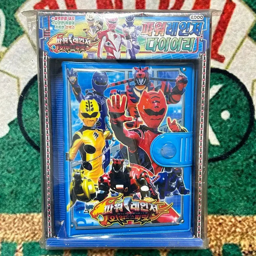 [BUNJANG] Power Rangers Wild Spirits 6-Ring Diary / 고전문구 파워레인저 와일드스피릿 6공 다이어리
