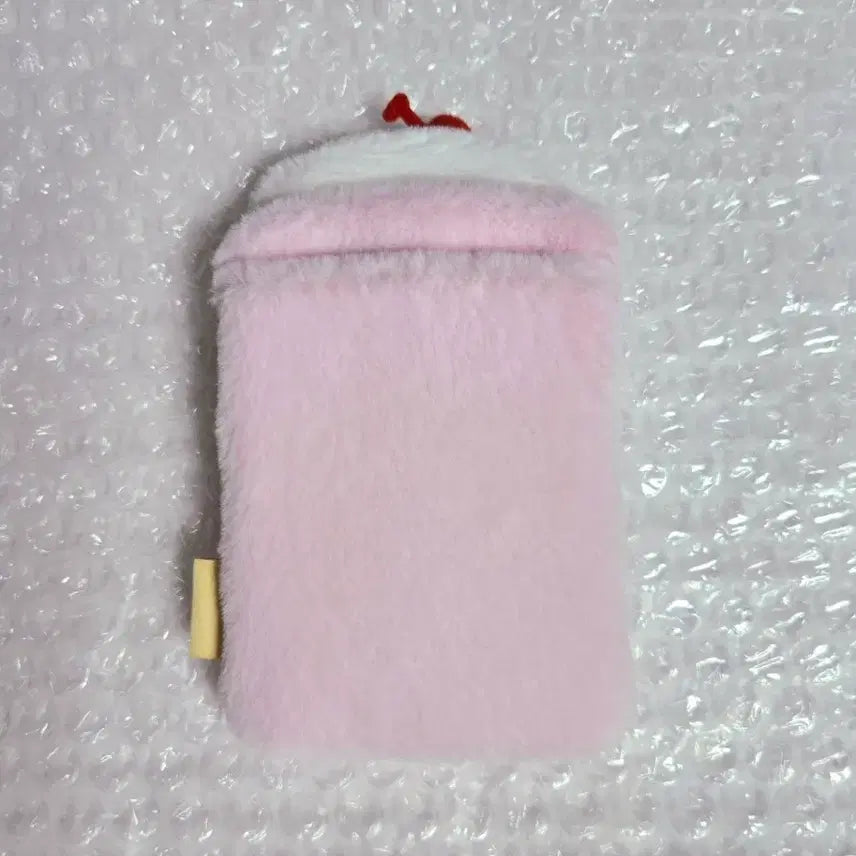 [BUNJANG] Pudding Soda Fur Photocard Holder Keychain / 푸딩 소다 털 포카홀더 키링 양도 판매