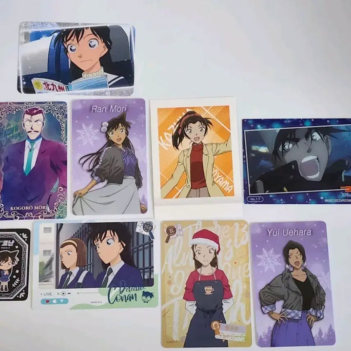 [BUNJANG] Detective Conan Ran Mouri / Kazuha Toyama Clear Card &amp; Photocard Bundle Set / 일괄) 명탐정 코난 모리 란 유명한 유미란 헤이지 클리어 카드 포토카드